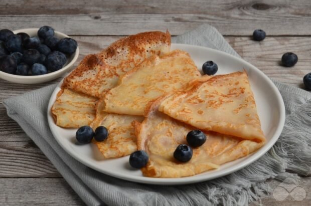 Lean pancakes with corn starch