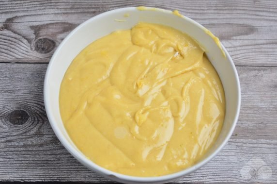 Sponge cookies with lemon zest: photo of recipe preparation, step 3