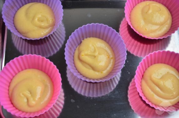 Sponge cookies with lemon zest: photo of recipe preparation, step 4