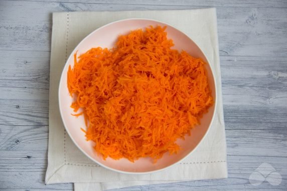 Carrot muffins: photo of recipe preparation, step 1