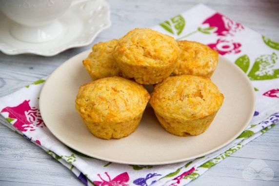 Carrot muffins: photo of recipe preparation, step 5