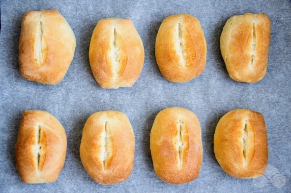 Bread rolls: photo of recipe preparation, step 8