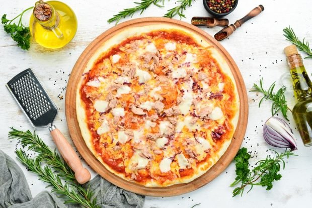 Tuna pizza is a simple and delicious recipe, how to cook step by step