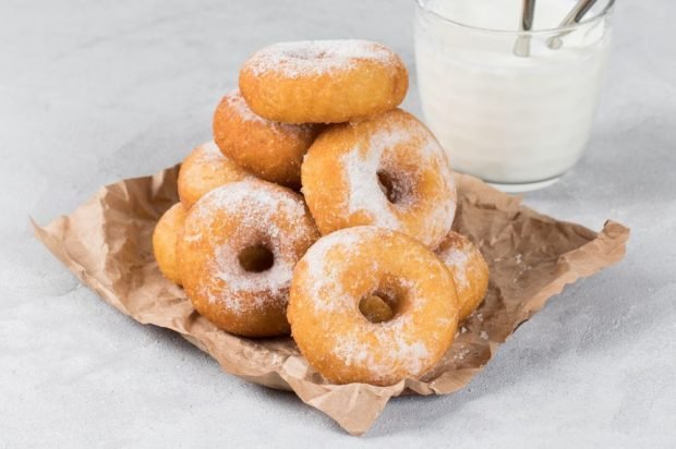 Soft doughnuts without yeast