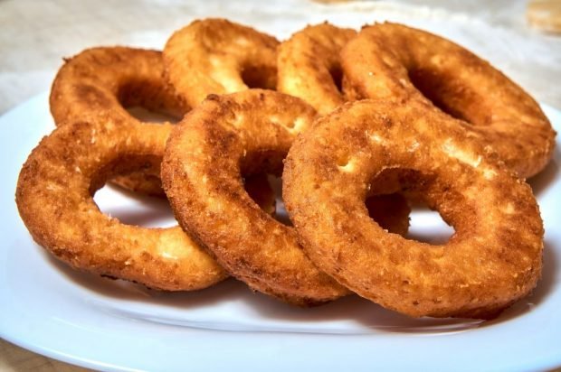 Donuts on mayonnaise – a simple and delicious recipe, how to cook step by step