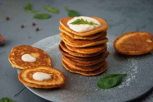 Salted pumpkin pancakes