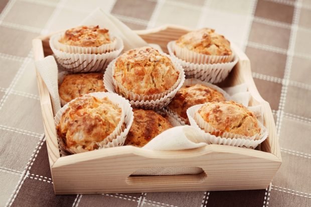 Muffins with ham and cheese – a simple and delicious recipe, how to cook step by step