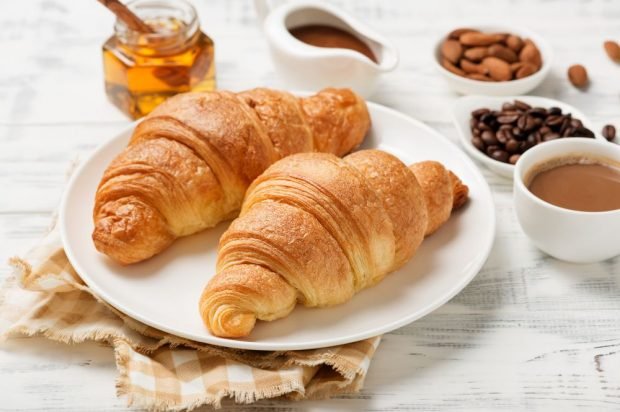 Crispy croissants for breakfast