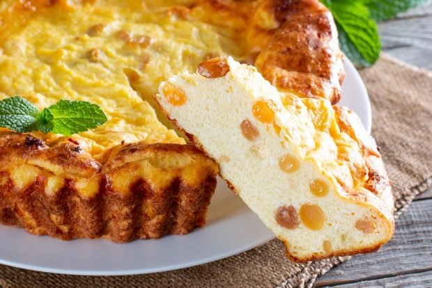 Homemade cottage cheese casserole 