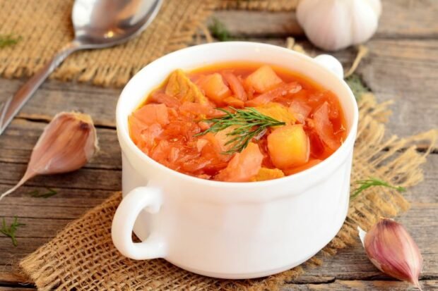 Borscht with sauerkraut