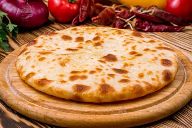 Khachapuri with vegetables on water is a simple and delicious recipe how to cook step by step