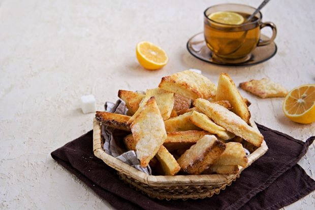 Lemon cookies at home