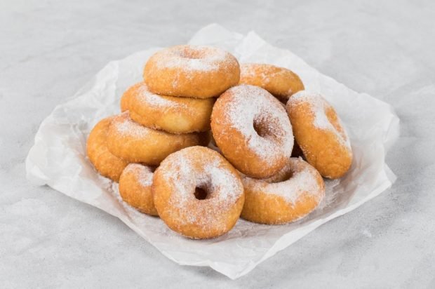 Soviet donuts on fresh yeast