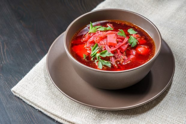 Borscht with daikon