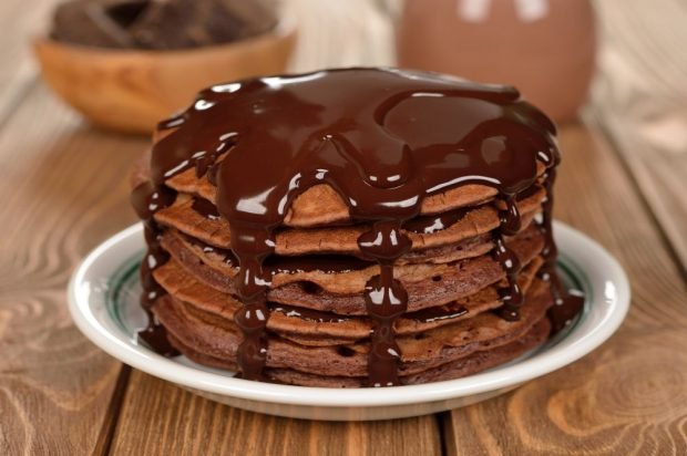 Coffee pancakes with chocolate – a simple and delicious recipe, how to cook step by step