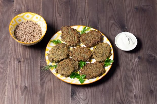 Pancakes made of green lentils