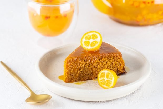 Honey cake on kefir 