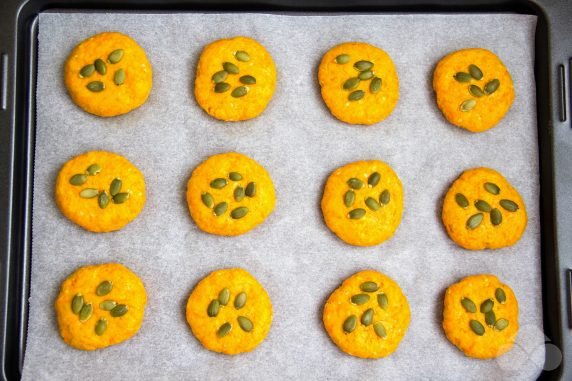 Carrot and oatmeal cookies: photo of recipe preparation, step 4