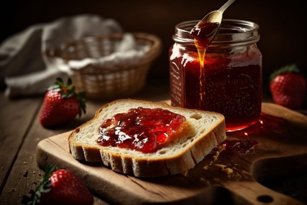 Strawberry jam with gelatin is a simple and delicious recipe, how to cook step by step