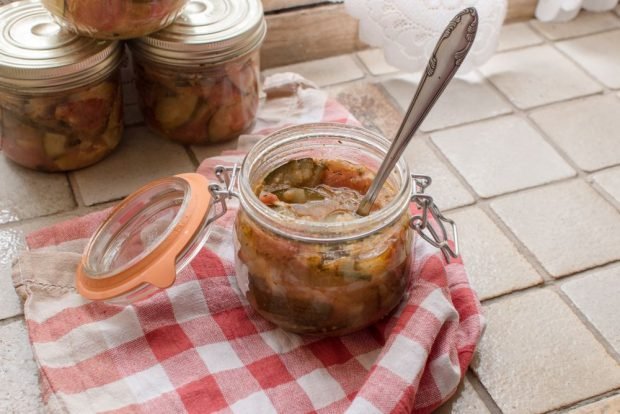 Zucchini stew for winter