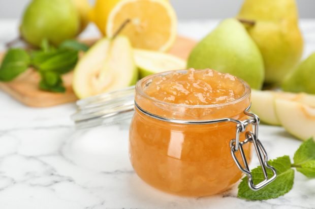 Confiture of pears