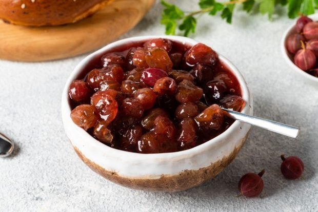 Gooseberry jam with agar