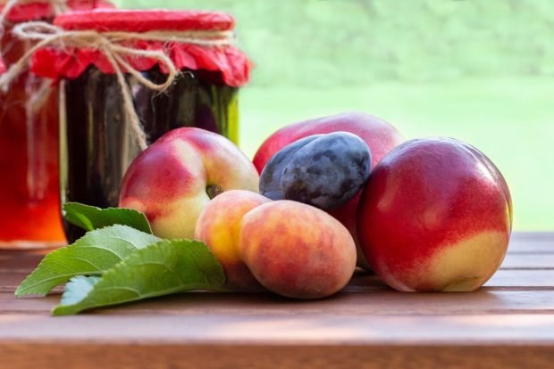 Nectarine and plum jam – a simple and delicious recipe, how to cook step by step