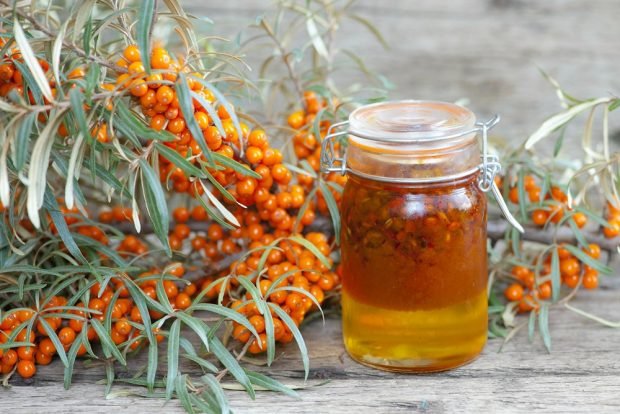 Sea buckthorn compote for winter without sterilization 