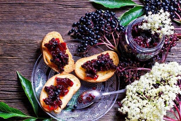 Elderberry jam is a simple and delicious recipe, how to cook step by step