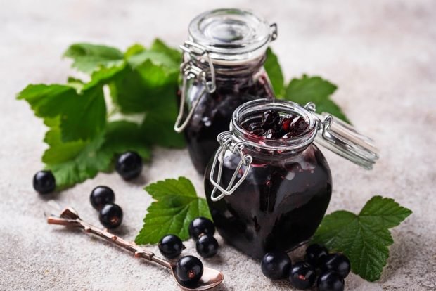 Royal black currant jam