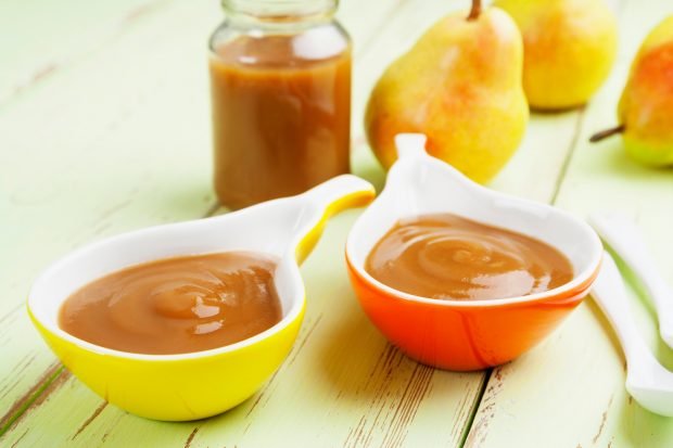 Mashed pears for winter