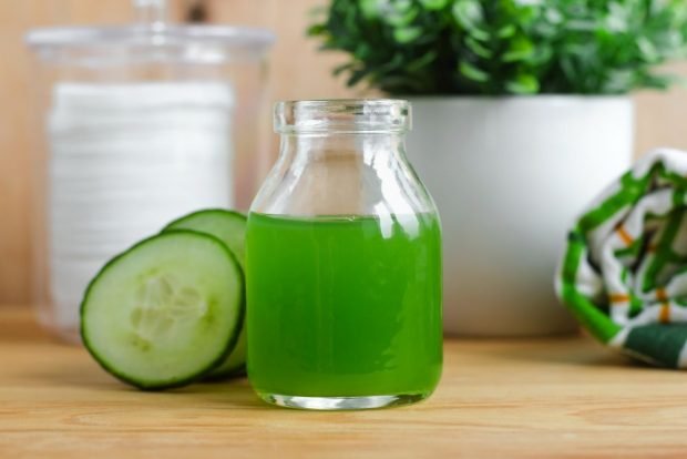 Cucumber juice for winter 