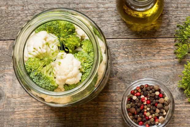 Cauliflower with broccoli for winter 