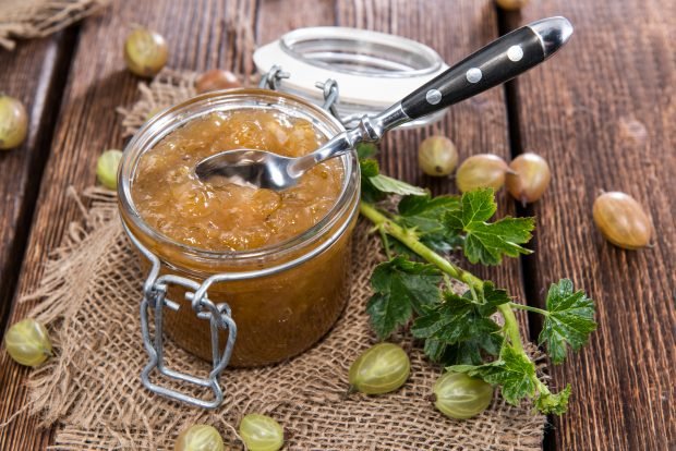 Thick jelly-five minutes of gooseberry pitted – a simple and delicious recipe for how to cook step by step