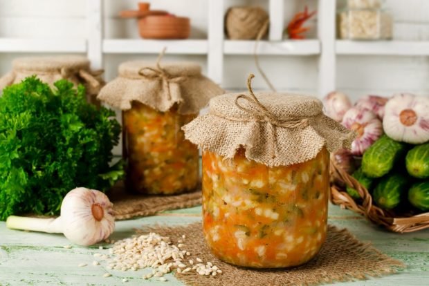 Pickle without tomatoes for winter