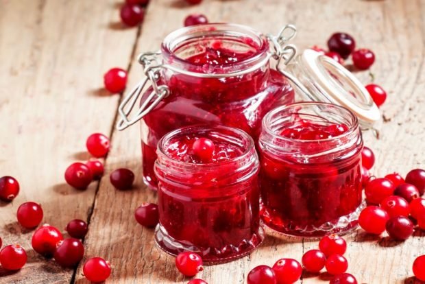 Cranberry jelly without gelatin 