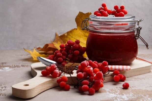 Red viburnum jam is a simple and delicious recipe, how to cook step by step