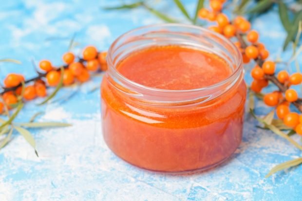 Sea buckthorn jelly for winter without gelatin