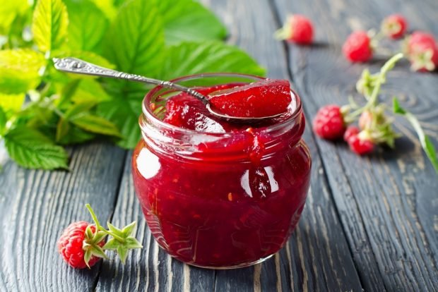 Raspberry jam with pectin 