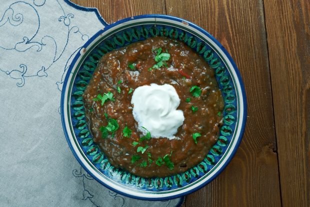 Eggplant caviar in Georgian for winter