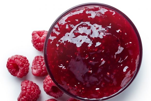 Raspberry jam with agar