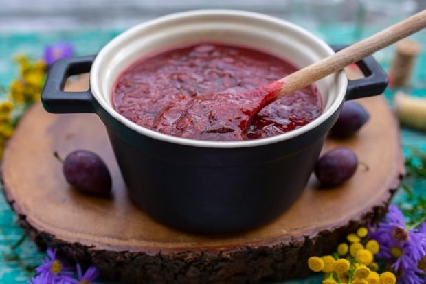 Hot sloe sauce for the winter is a simple and delicious recipe, how to cook step by step