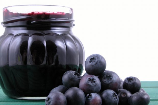 Blueberry jam with agar agar 