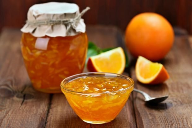 Apricot jam with orange and lemon