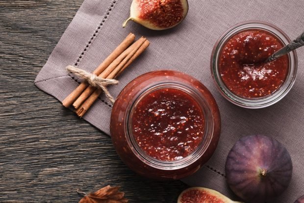 Fig jam without sugar 