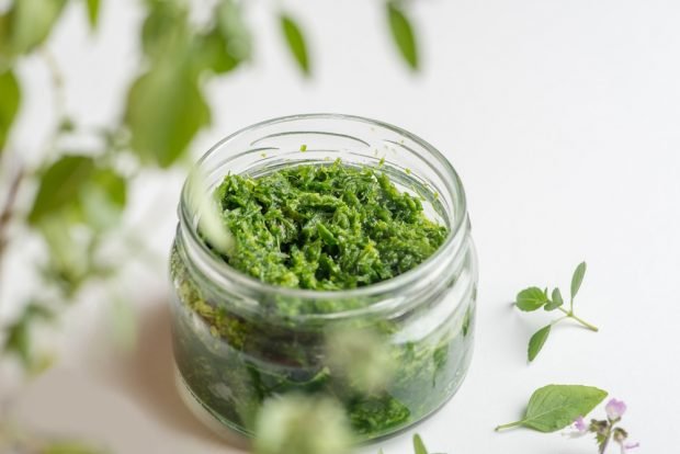 Parsley dressing for winter 