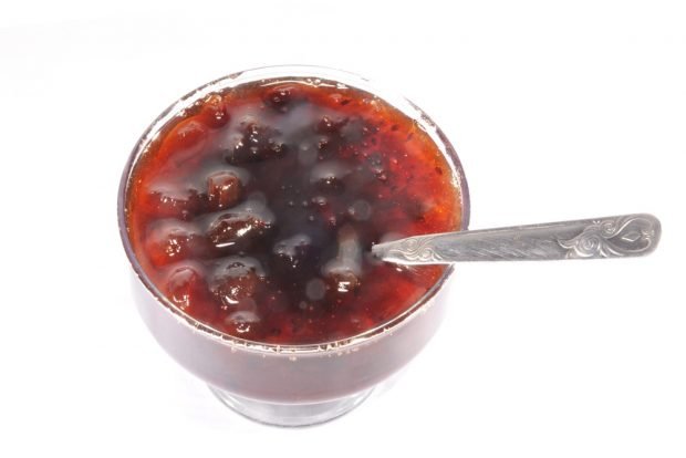 Gooseberry and plum jam 