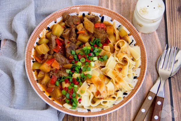 Lagman in Uzbek with ready–made noodles - a simple and delicious recipe with photos (step by step)
