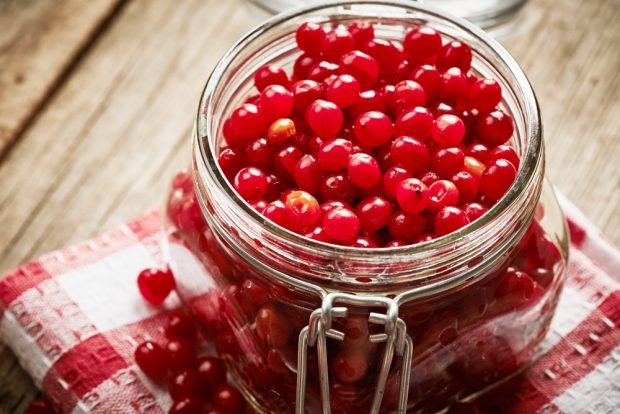 Soaked viburnum for winter is a simple and delicious recipe, how to cook step by step