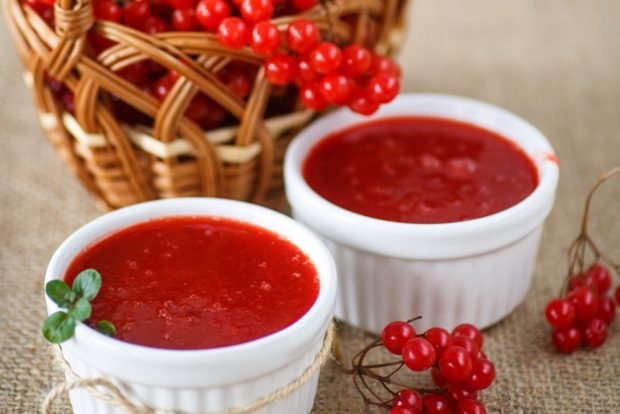 Viburnum sauce for meat for winter is a simple and delicious recipe, how to cook step by step